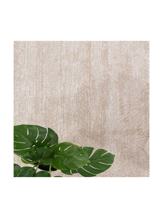 Royal Carpet Solid 1391 Teppich Rechteckig Synthetisch,Polyester/Cotton/Leather Cream