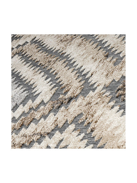Tzikas Carpets Boheme 00008-957 Rug Outdoor Rectangular Wicker Brown/Grey