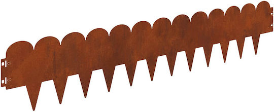 vidaXL Garden Hedge in Brown Colour 20cm x 1.03m 20 Pieces