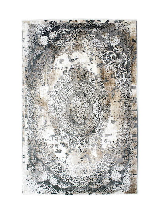 Tzikas Carpets Elements 31131-975 Килим Кръгла Бежов