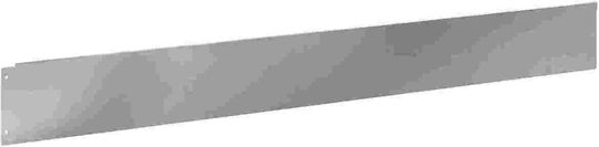 vidaXL Metallische Gartenhecke in Silber Farbe 1m x 12cm 10 Stücke