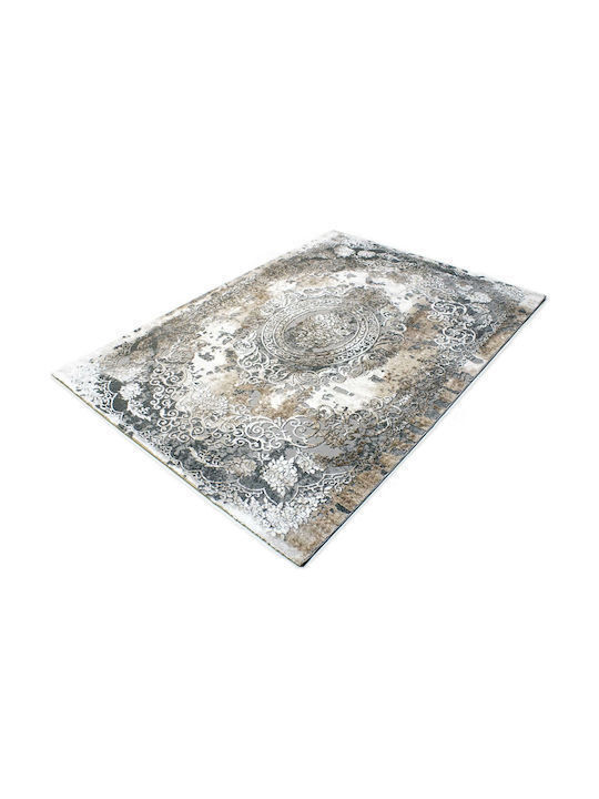 Tzikas Carpets Elements 31131-975 Килим Кръгла Бежов