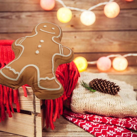 Pan Cookie Christmas Pillow Cookie Gingerbread Gingerbread Pillow