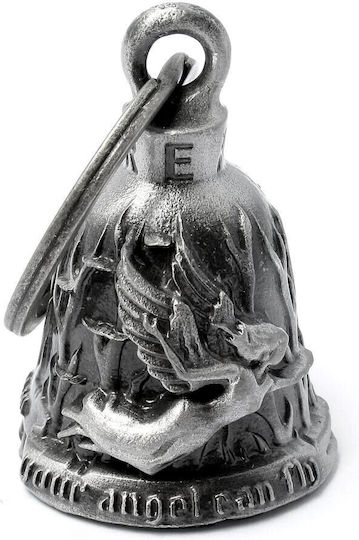 Gremlin Guardian Bell Motorcycle Decorative Bell Never Ride Faster Than Your Angel Can Fly