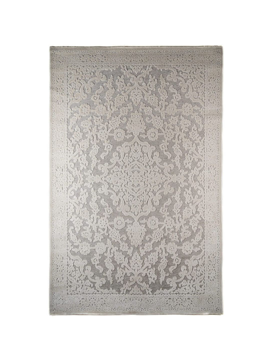 Klonaras MUSE 522/W Rug Rectangular Silver Cream