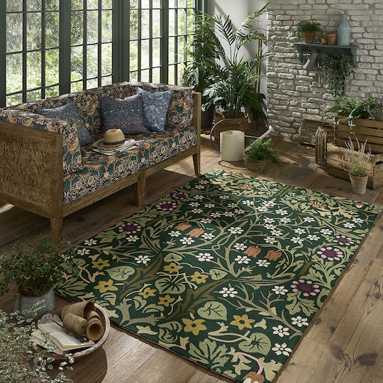 Brink & Campman Blackthorn Tump Covor De exterior Rectangular Verde
