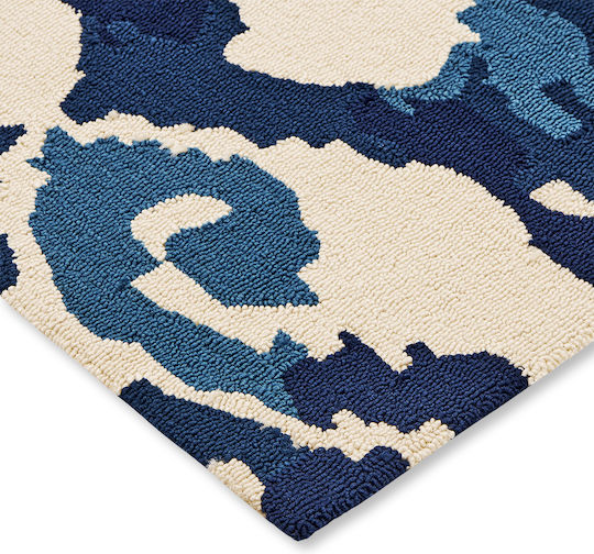 Brink & Campman Kasuri Covor De exterior Rectangular Indigo