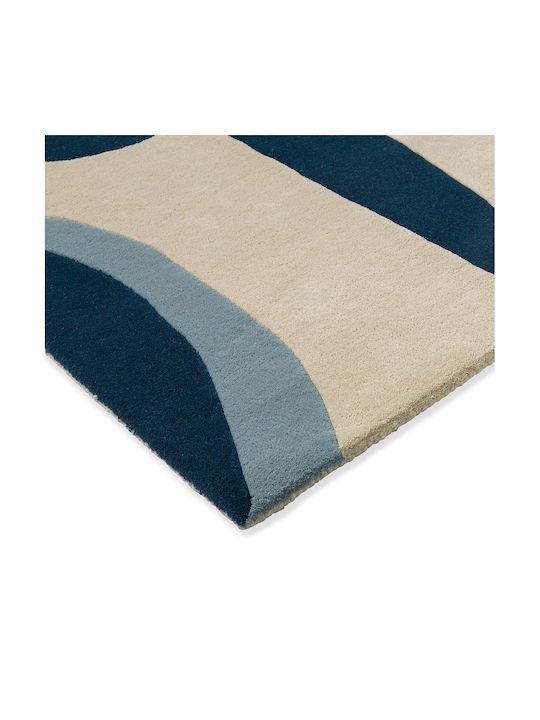 Harlequin Handgefertigt Teppich Rechteckig Wolle Sky/cornflower
