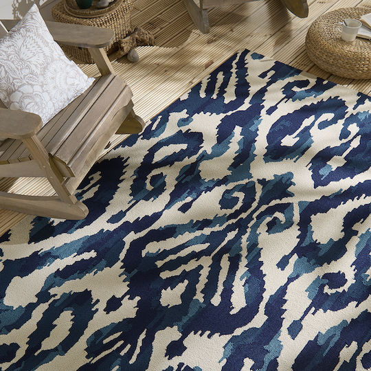 Brink & Campman Kasuri Covor De exterior Rectangular Indigo