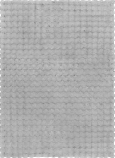 Saray Home Bubbles Αντιολισθητικό Χαλί Ορθογώνιο Γούνινο Γκρι 200x290cm