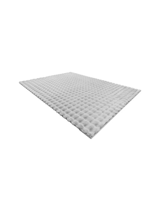 Saray Home Bubbles Antiderapant Covor Rectangular Din blană Gri