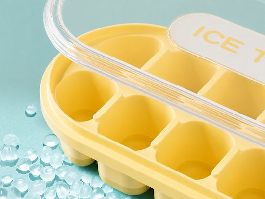 Silicone Ice Cube Mold with Lid 12 Slots Storage Container 3-07447_zo