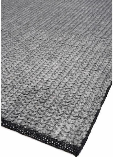 Naf Naf Siba Clanton Χειροποίητο Χαλί Ορθογώνιο Dark Grey 170x240cm