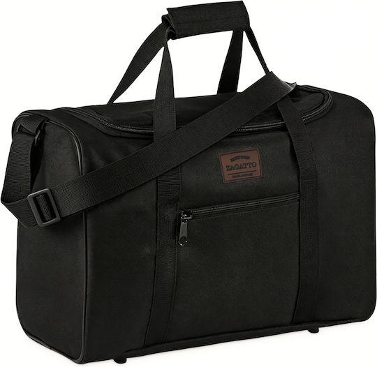 Zagatto Geantă Voiaj Tip Rucsac 24l Neagră Textilă M40xL20xÎ25cm