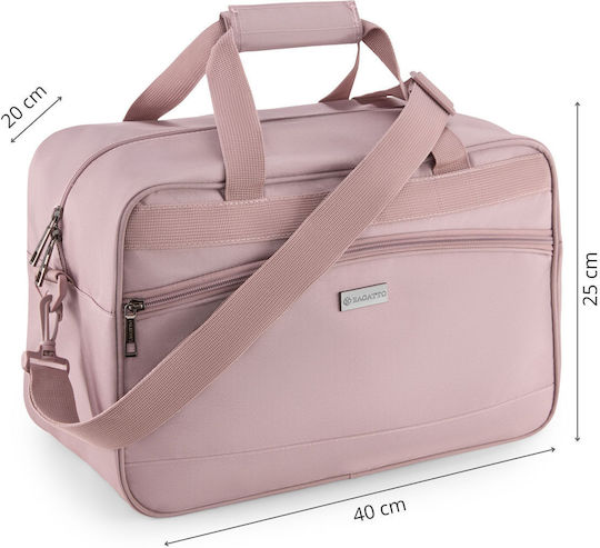 Zagatto Săc Voiaj Tip Rucsac 20l Roz Textil 40x20x25cm