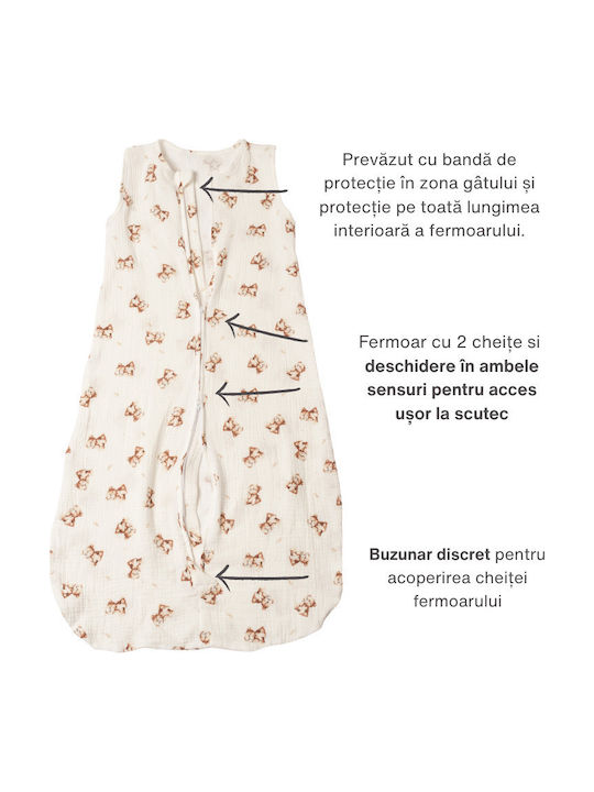Kidizi Sac de Dormit de Vară 0.3 Tog Bej