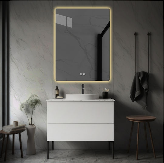 Futura F-2060 Ορθογώνιος Led Αφής 60x80cm