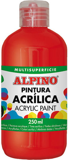 Vopsea Acrilică Alpino 250ml Roșu Alpino