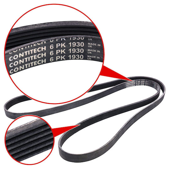 Contitech Mehrribengürtel 6er Pack 1930