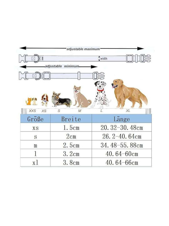 Adjustable Dog Collar Bow Leopard Pattern Size Xl