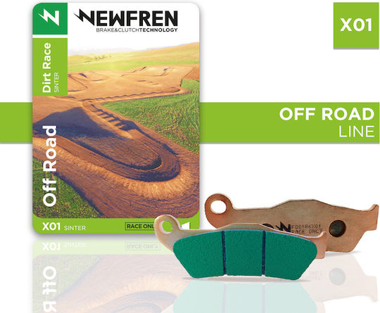 Newfren Rear Brake Pads Kh368 Dirt Race Brembo Rear