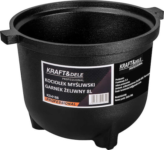 Oală Vânătorescă Oală Din Fontă 8l Kd4186
