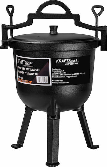 Oală Vânătorescă Oală Din Fontă 8l Kd4186