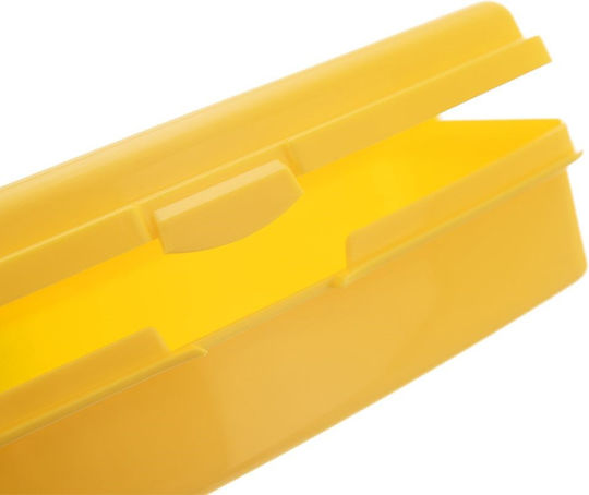 Orion Пластмасова Детска Кутия За Храна 0.5 Литра Жълта 21 x 9.5 x 5.5 см