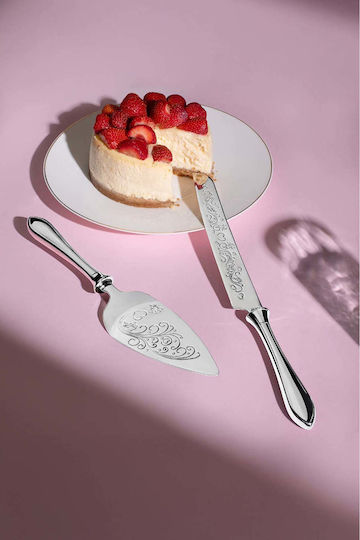 SteweHome Set of 2 Grey Stainless Steel Serving Utensils