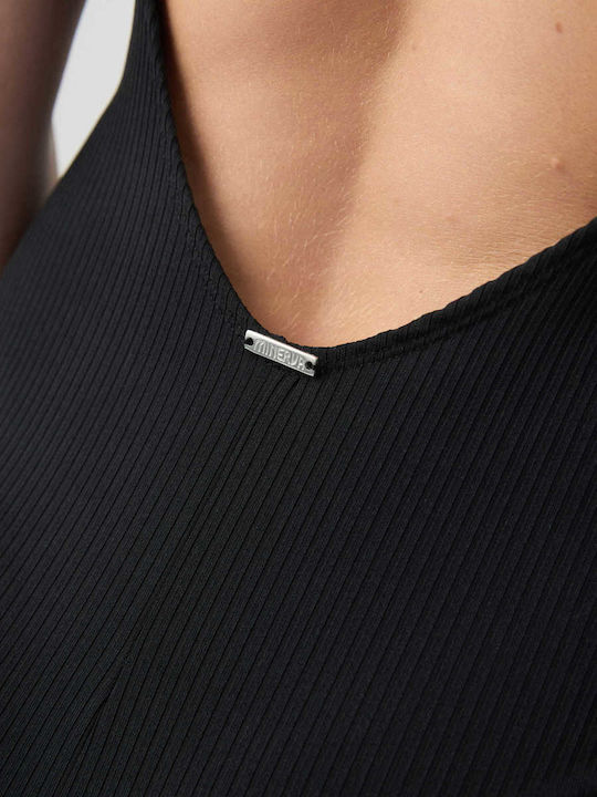 All Body One Piece Swimsuit Black