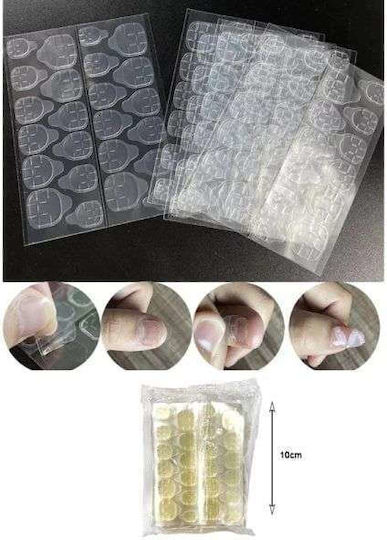 Double-Sided Nail Tips Sheets Nail Jelly Glue Manicure Adhesive Paste
