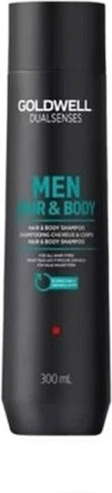 Goldwell Dualsenses Men Hair & Body Sampon de Reconstrucție/Hrană și Hidratare pentru Toate Tipurile de Păr 300ml