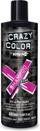 Crazy Color Vibrant Pink Shampoos für Gefärbt Haare 250ml