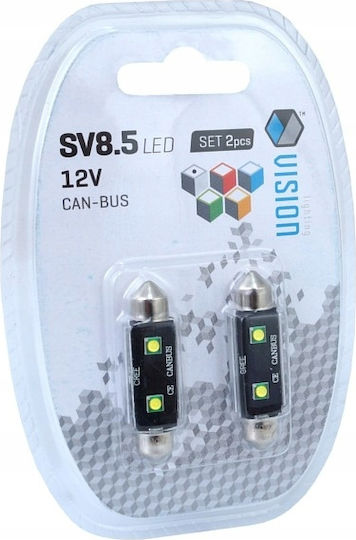 2x Крушка C5w C10w 41mm Vision Festoon 12v Retrofit Canbus