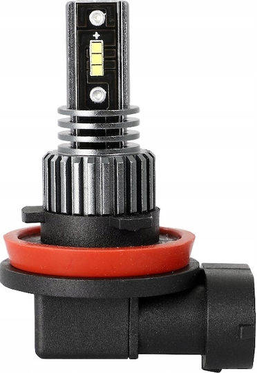 H11 LED H8 Бяла 12V Retrofit PGJ19-1 Крушка Бяла 6000K Бяла