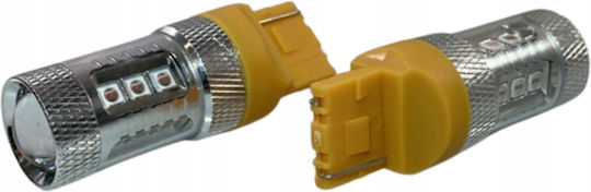 Led Bulbs W21w Wy21w Penetrating Red Lenses Usa Orange Strong