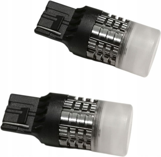 W21w Led Bulbs T20 Canbus 6000k Premium 12/24v Retrofit 7440 White