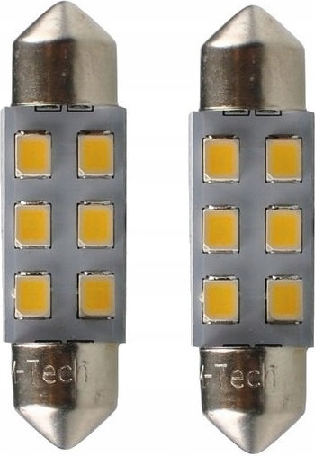 2x Крушка C5w C10w 36mm LED Osram 24V 6xSMD Бяла