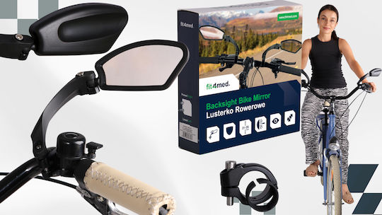 Oglindă Retrovizoare Reglabilă Dreapta 360° pentru Motocicletă