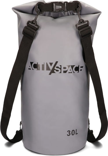 Wasserdichte Segel Rucksack Trockentasche 30l Graue