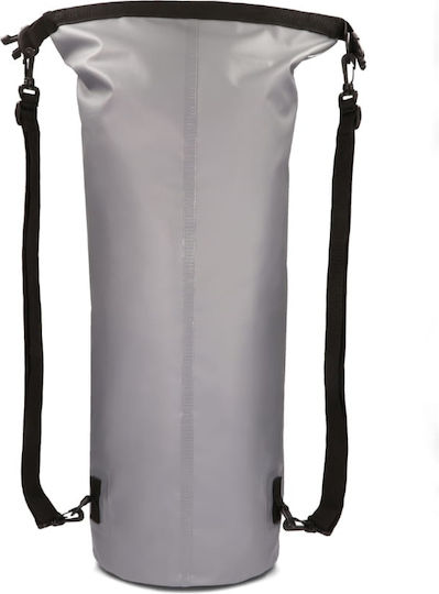 Wasserdichte Segel Rucksack Trockentasche 30l Graue
