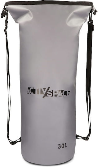 Wasserdichte Segel Rucksack Trockentasche 30l Graue