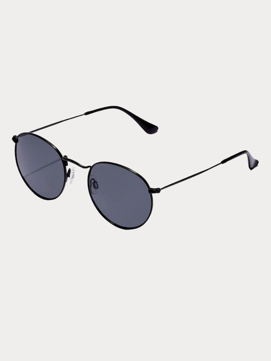 Hawkers Moma Unisex Sunglasses with Black Metal Frame and Gray Polarized Lens HMMI22BGMP