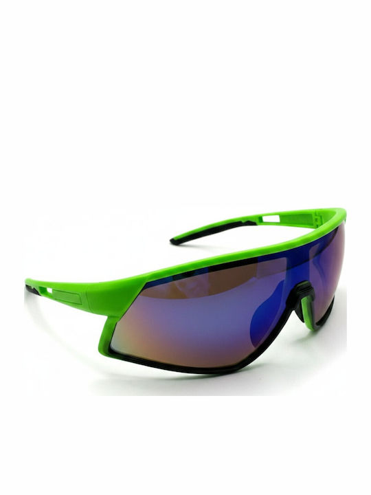 V-store Unisex Sunglasses With Green Frame With Polarized Lens