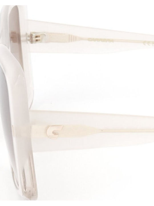 Carrera Damentragen Sonnenbrille mit Beigem Horn umrandetem Rahmen und Gray Verlaufsfarbe Gläser 3030/S SZJ