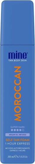 MineTan BodySkin Morocan Argan Oil Self Tanning Cream Body Dark 200ml