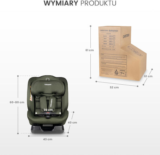 Caretero Mundi Baby Car Seat i-Size Beige