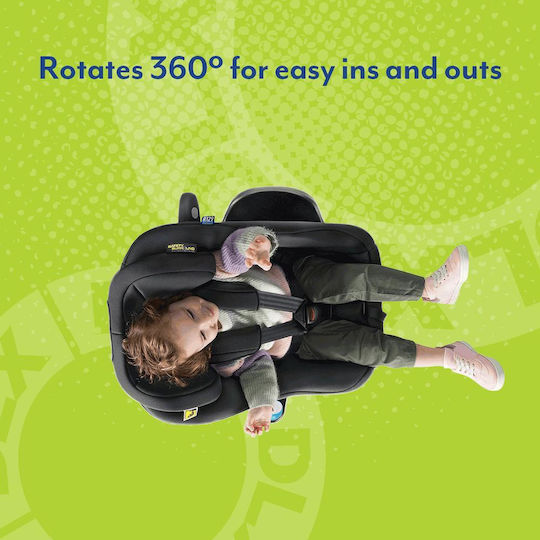 Graco Turn2Me 360 DLX Столче за Кола i-Размер с Isofix Iron 0-19 кг