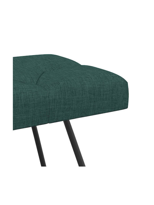 Wooden Dark Green Bench Stool 80x40x46cm