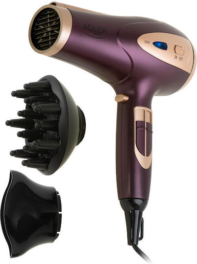 Adler Ionic Πιστολάκι Μαλλιών με Φυσούνα 2400W